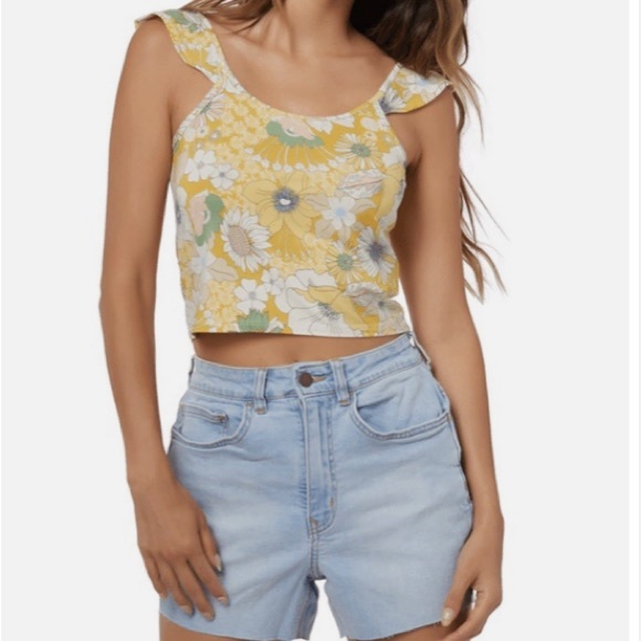 O’Neill Andy Floral Crop Top - Picture 5 of 13